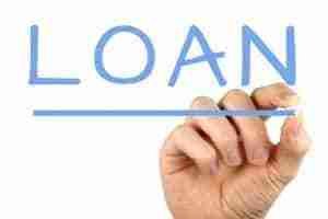 40000 Loan Bad Credit loan in blue marker ink on glass