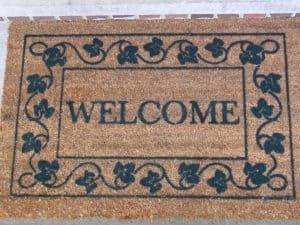 Welcome Finance Loans welcome door mat
