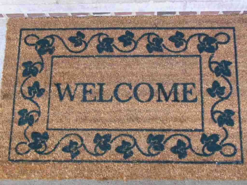 Welcome Finance Loans welcome door mat