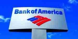 Bank Of America Online Payments sign
