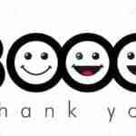 Need 8000 Loan Quickly? A playful "thank you" message featuring the numbers 800 illustrated with smiling faces, conveying appreciation in a whimsical and friendly manner.